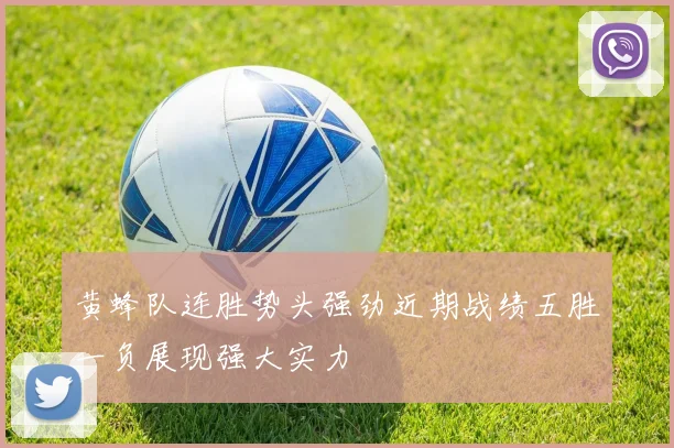黄蜂队连胜势头强劲近期战绩五胜一负展现强大实力